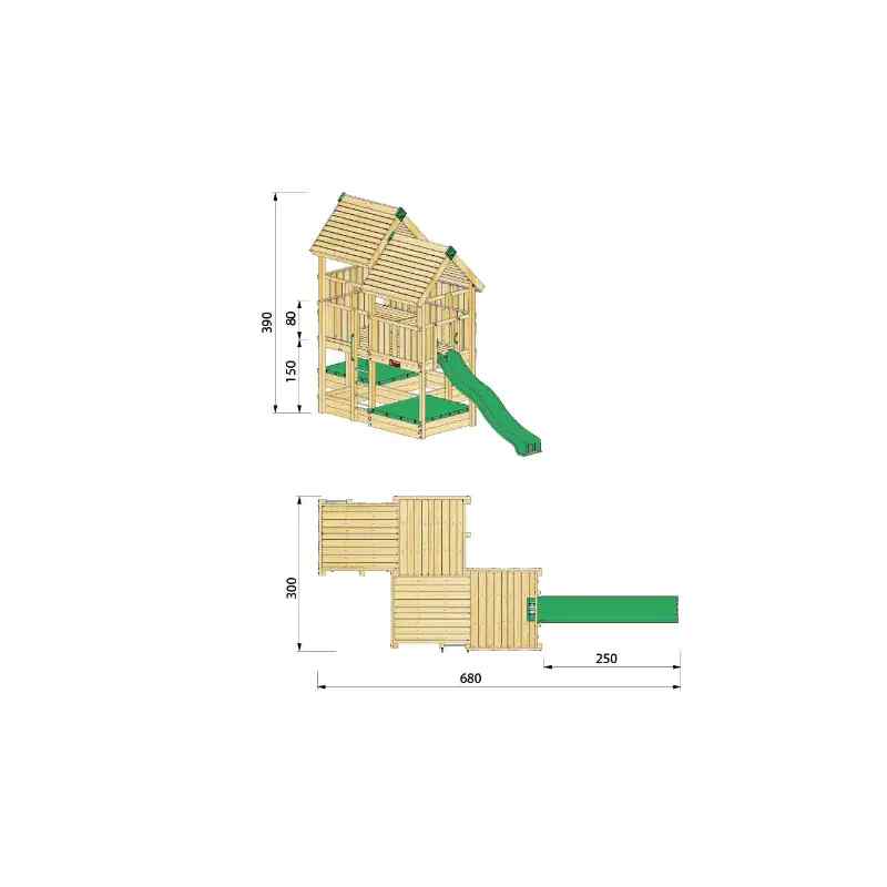 Hy-land Project 6 Climbing Frame