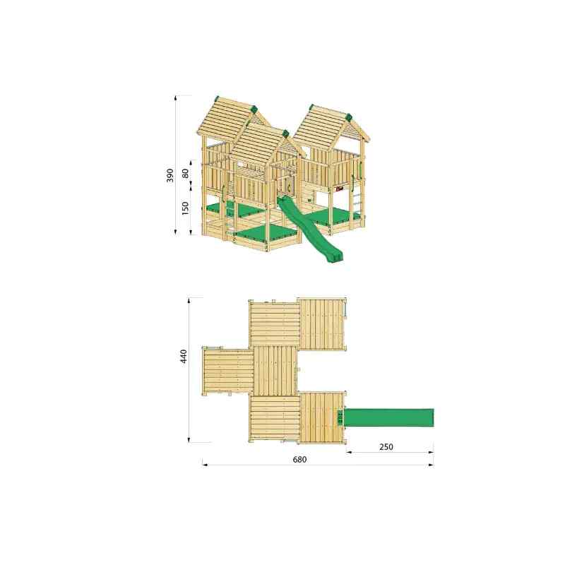 Hy-land Project 8 Climbing Frame
