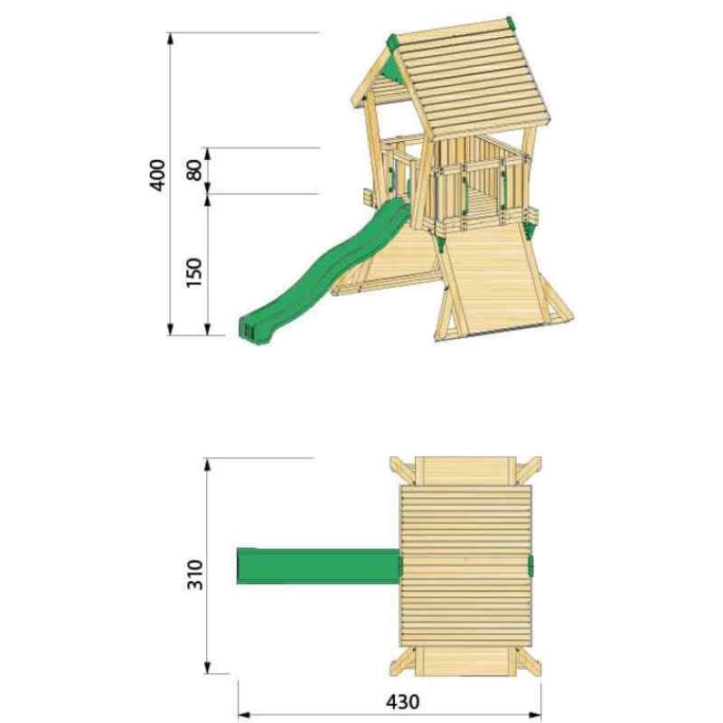 Hy-land Q2 Climbing Frame