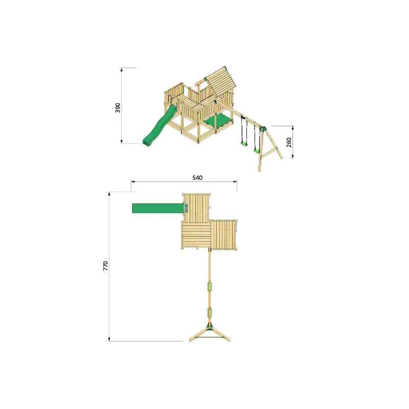 Hy-land Project 5S Climbing Frame