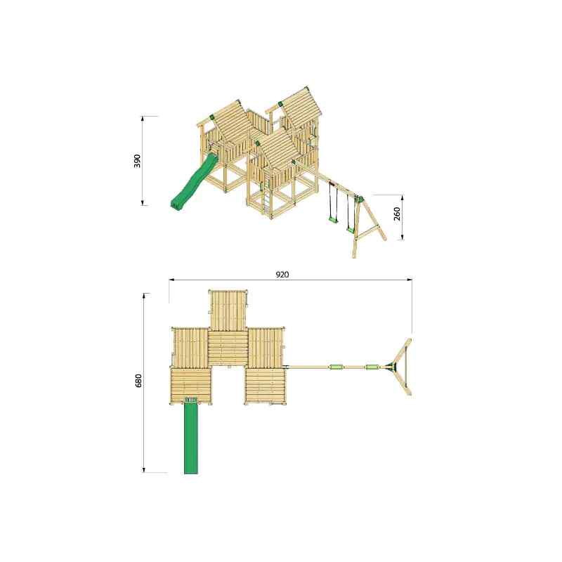 Hy-land Project 8S Climbing Frame