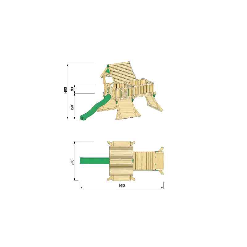 Hy-land Q3 Climbing Frame